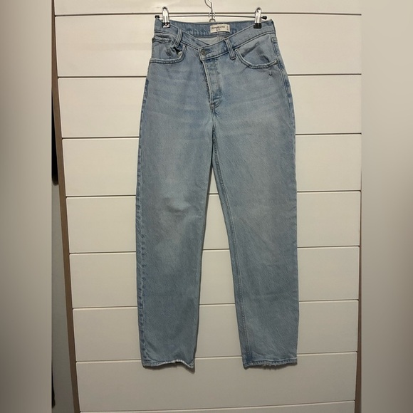 Abercrombie & Fitch 90’s style dad high rise jeans 27/4R - Picture 7 of 14